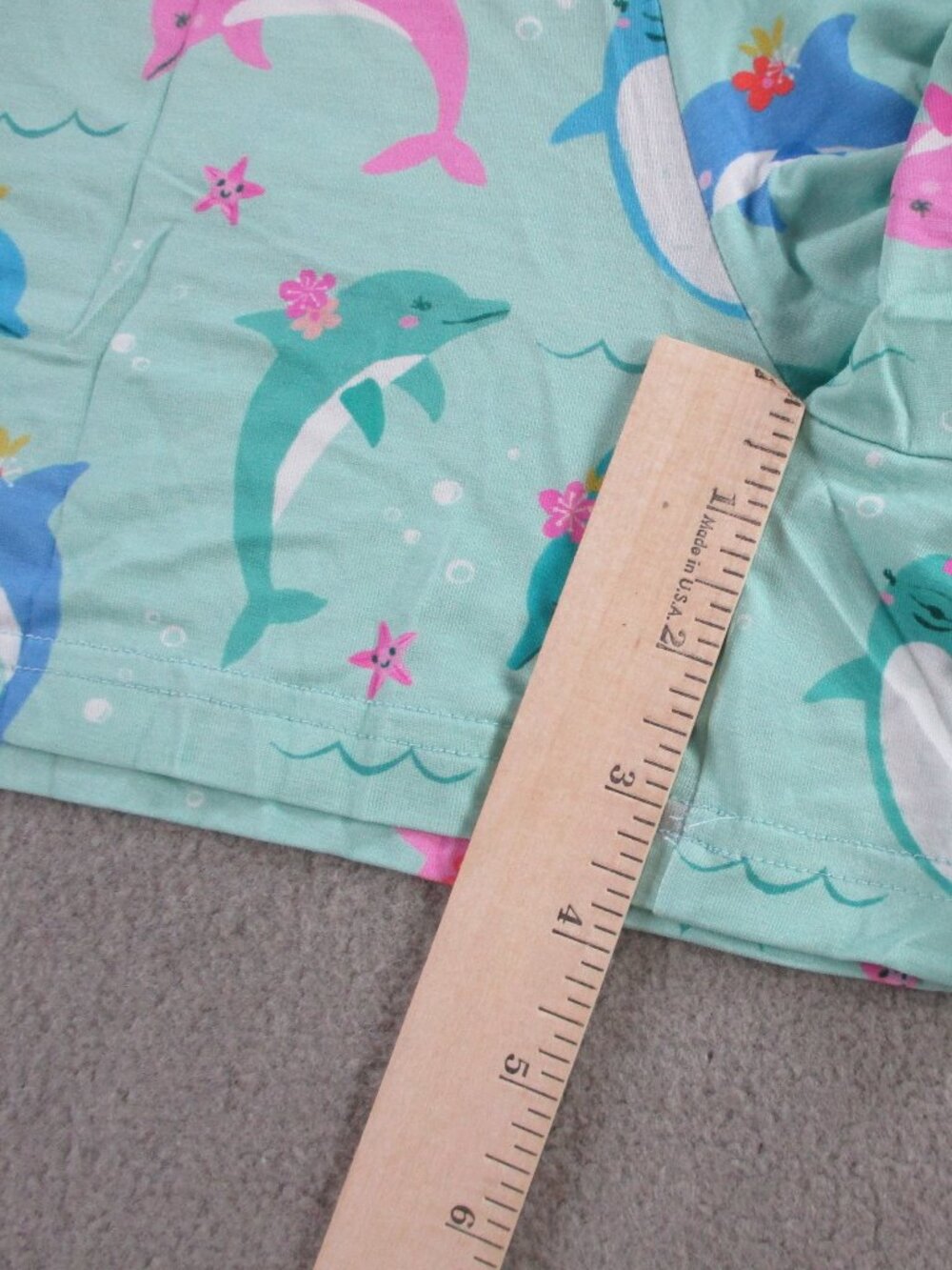 Little Sleepies Pajama Shorts Womens XL Pink Blue Dolphin Dance Loungewear PJs - Picture 4 of 7